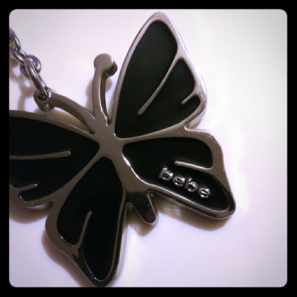 bebe butterfly keychain.